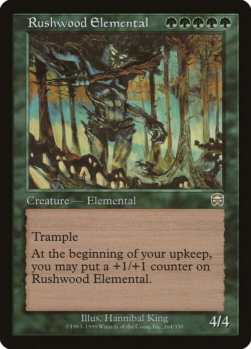 Rushwood Elemental Card Front