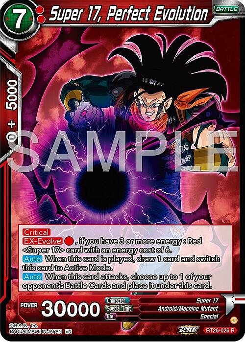 Super 17, Perfect Evolution Card Front