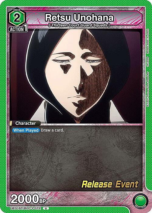 Retsu Unohana Card Front