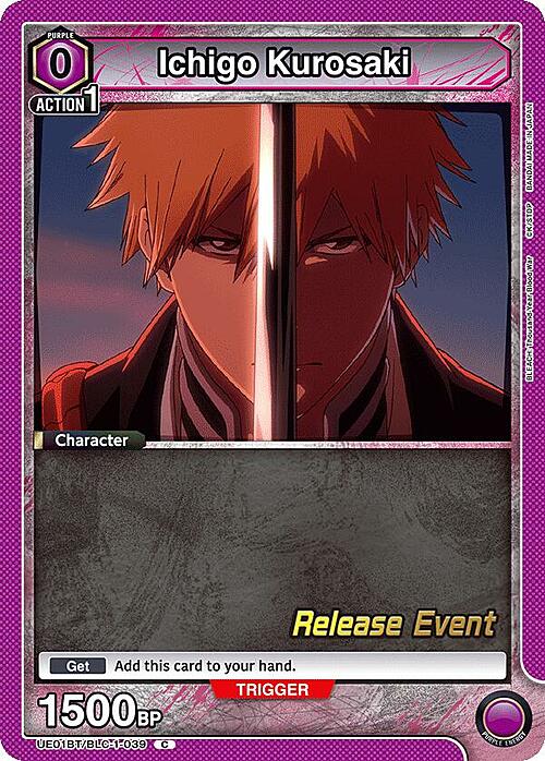 Ichigo Kurosaki Card Front