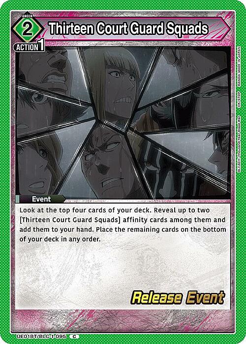 Thirteen Court Guard Squads Card Front