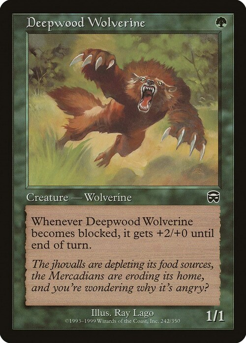 Deepwood Wolverine Card Front