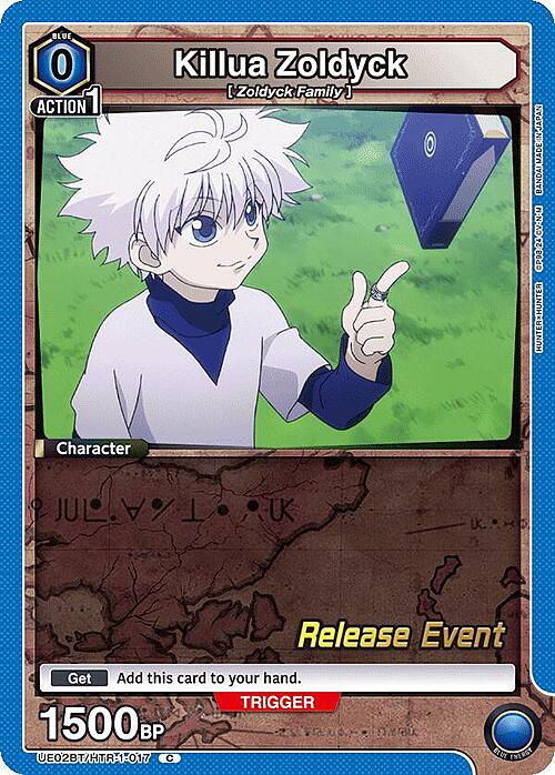 Killua Zoldyck Card Front