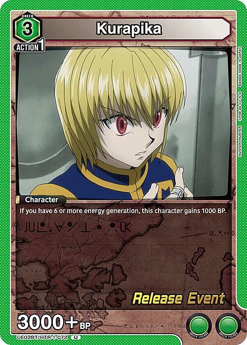 Kurapika Card Front