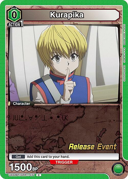 Kurapika Card Front