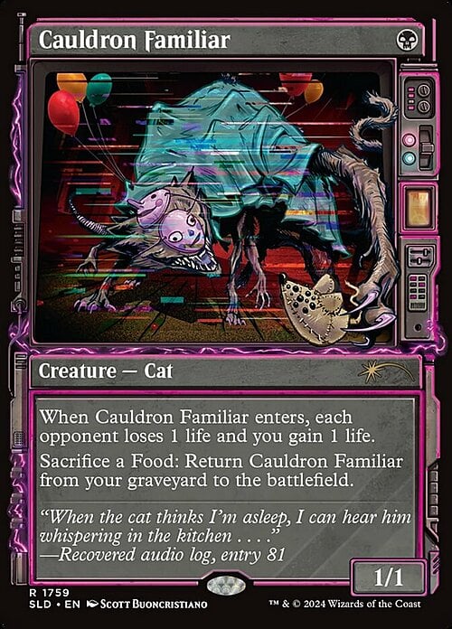 Cauldron Familiar Card Front