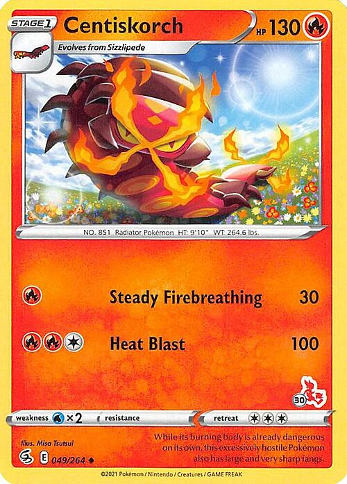 Centiskorch Card Front