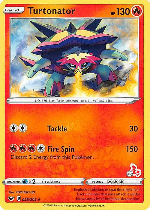 Turtonator [Flame Cloak | Heat Blast] Card Front