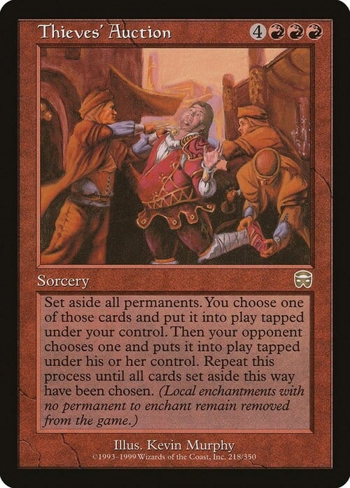 Thieves' Auction Card Front