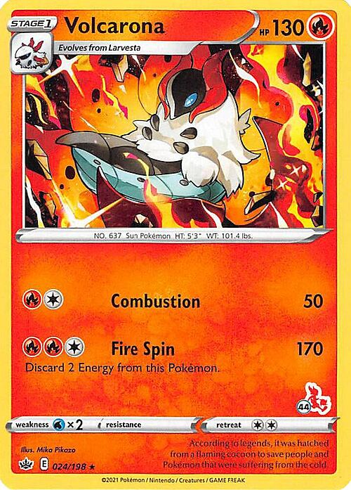 Volcarona Card Front