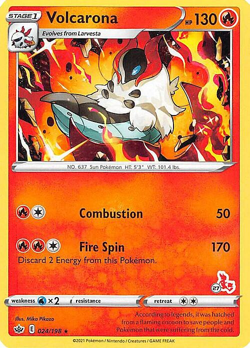 Volcarona Card Front