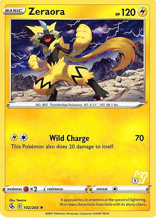 Zeraora Card Front