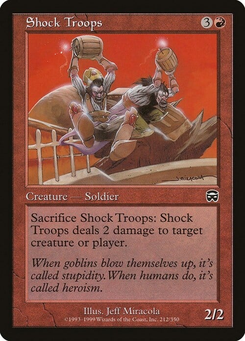 Shock Troops Card Front