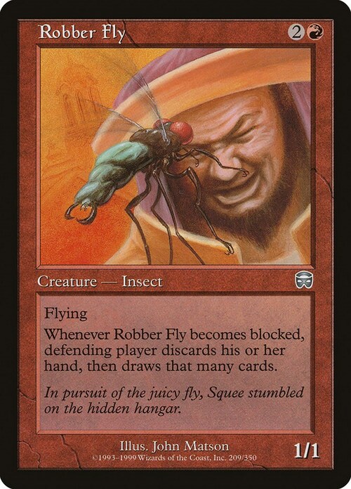 Robber Fly Card Front