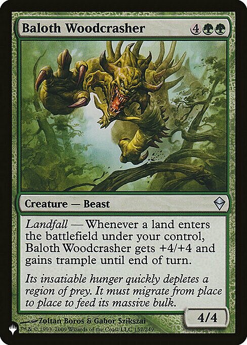 Baloth Woodcrasher Card Front