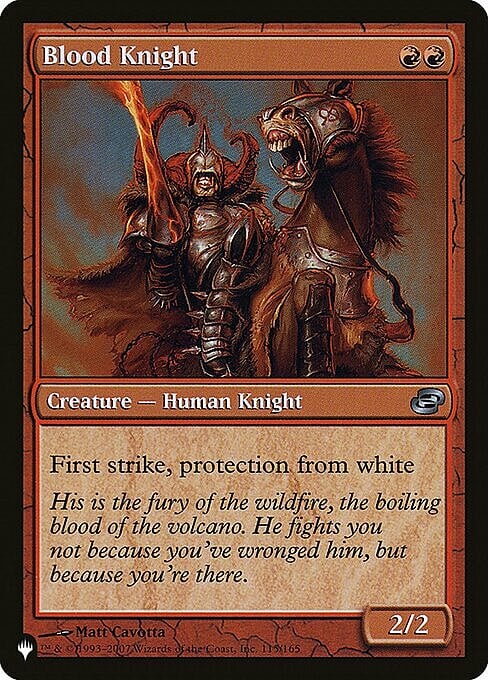 Blood Knight Card Front