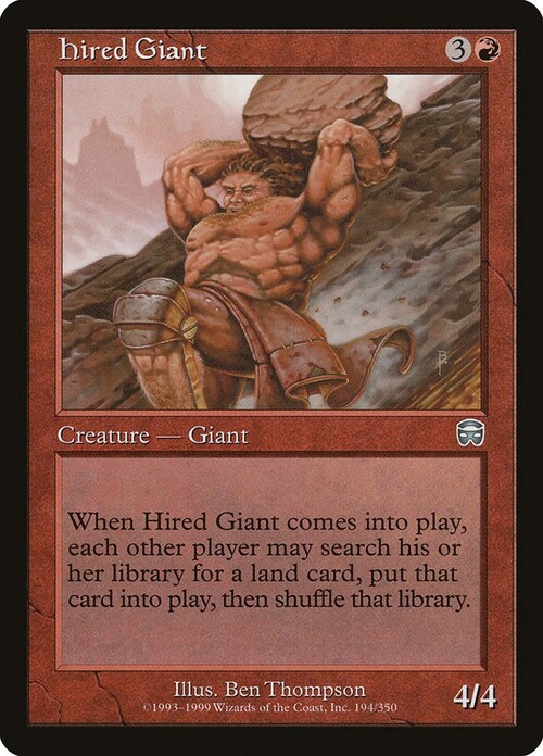 Hired Giant Card Front