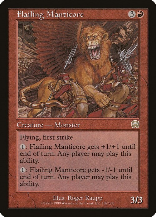 Flailing Manticore Card Front