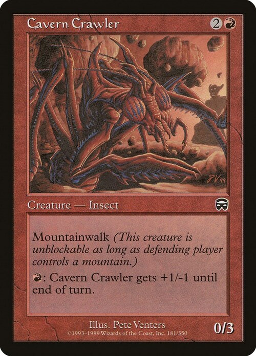 Cavern Crawler Card Front