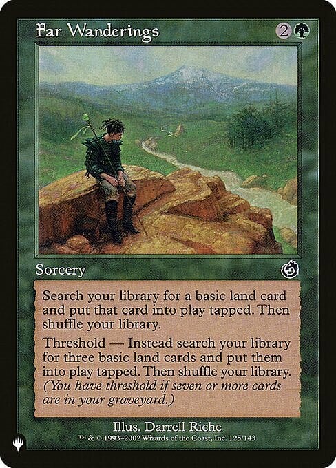 Far Wanderings Card Front