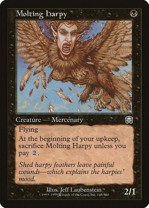 Molting Harpy Card Front