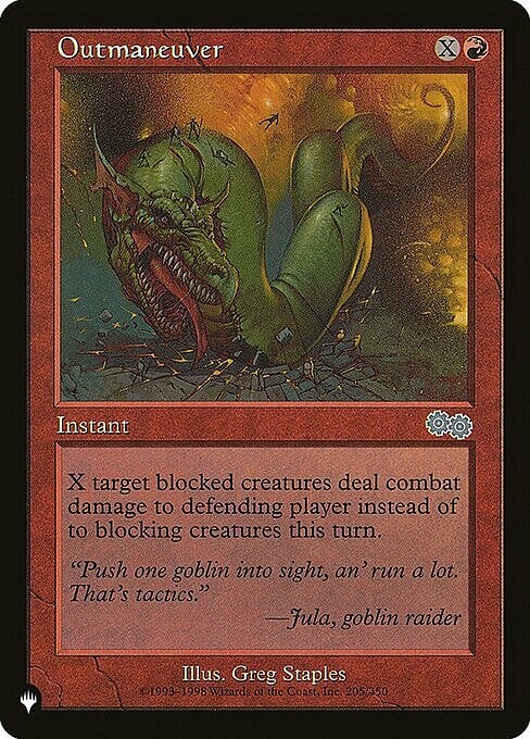 Outmaneuver Card Front