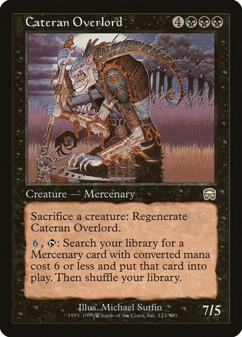 Cateran Overlord Card Front