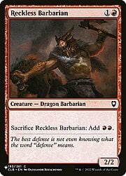 Reckless Barbarian CT-303858