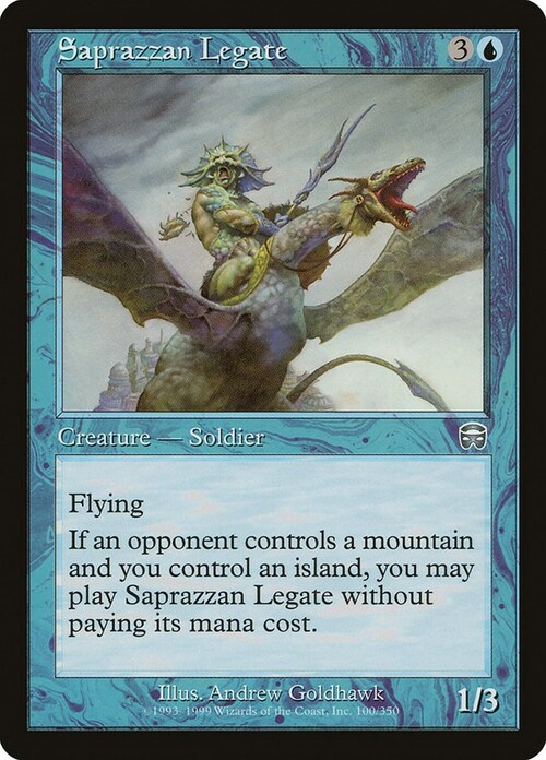 Saprazzan Legate Card Front