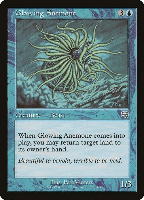Glowing Anemone Card Front