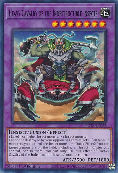 Heavy Cavalry of the Indestructible Insects Card Front