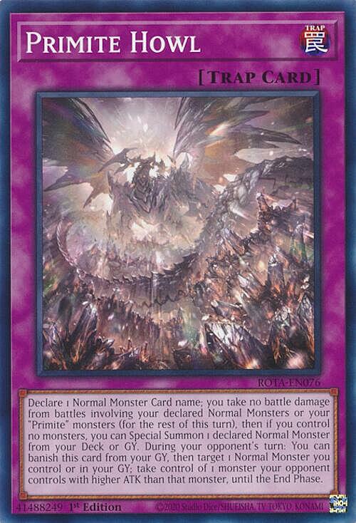Primite Howl Card Front