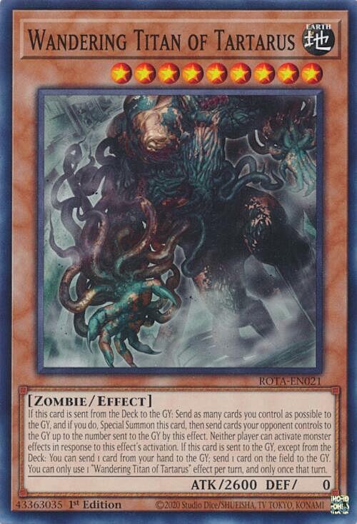 Wandering Titan of Tartarus Card Front