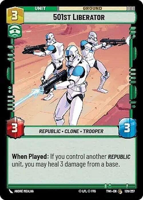 501st Liberator Card Front