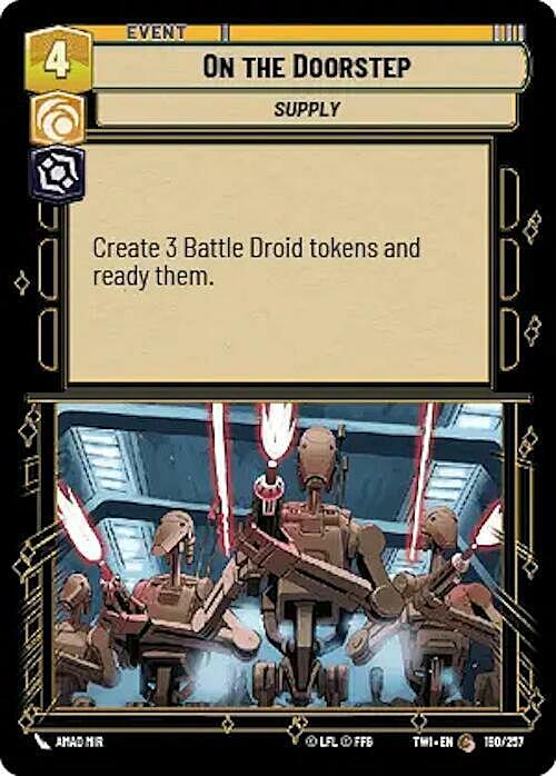 On The Doorstep Card Front