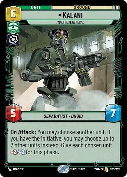 Kalani, Capo Ala della Gran Guardia Card Front