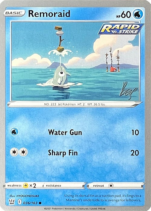 Remoraid [Splatter] Card Front