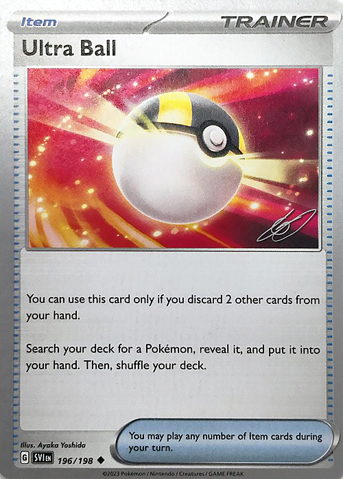 Ultra Ball Card Front