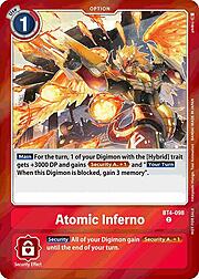 Atomic Inferno · Event Pack 7 BT4-098