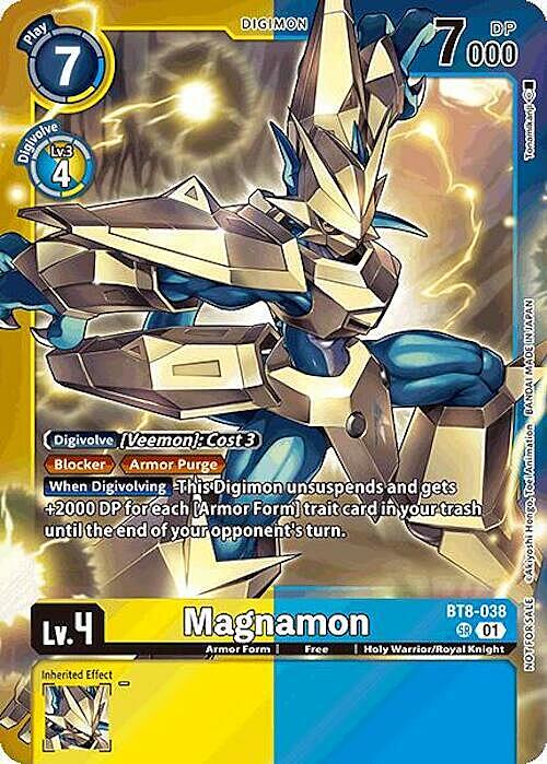 Magnamon Card Front