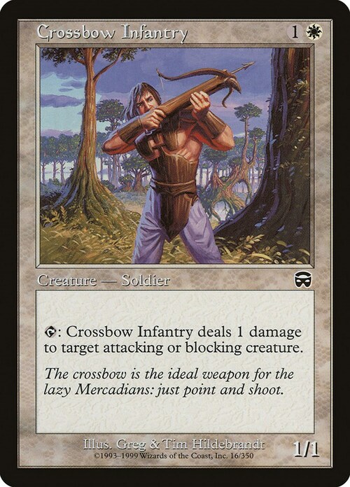 Crossbow Infantry Card Front