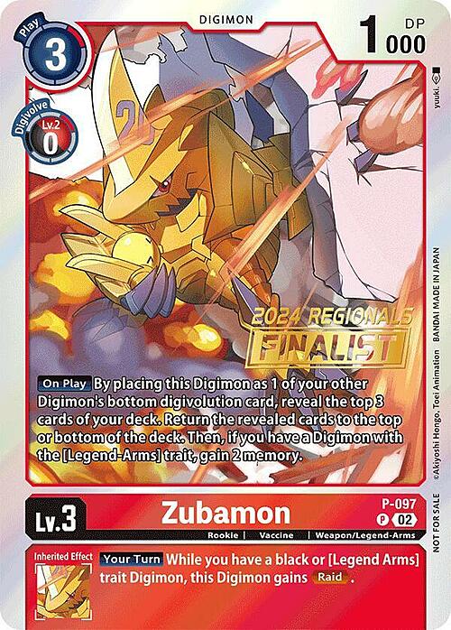 Zubamon Card Front