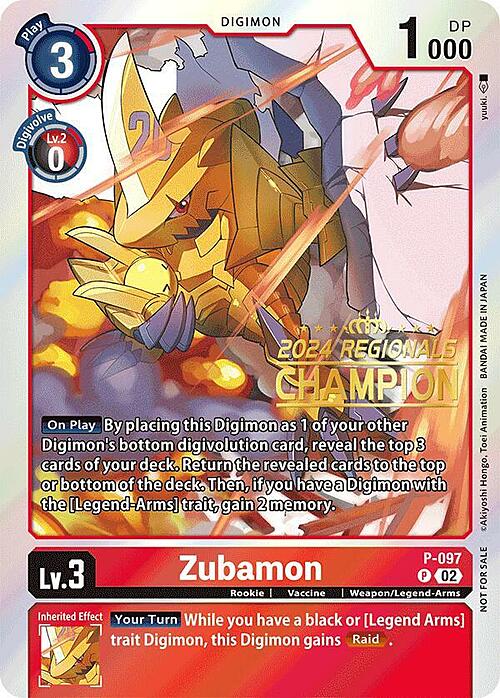 Zubamon Card Front