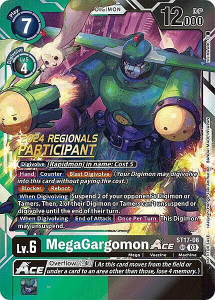 MegaGargomon Ace Card Front