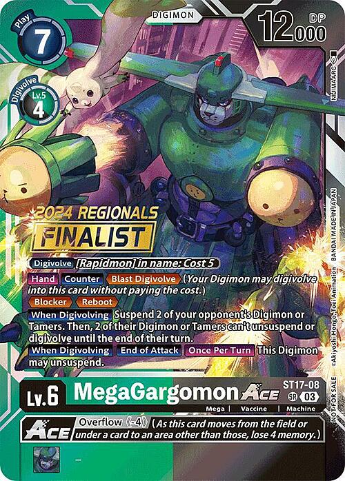 MegaGargomon Ace Card Front