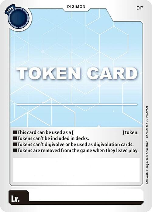 Token Card Card Front