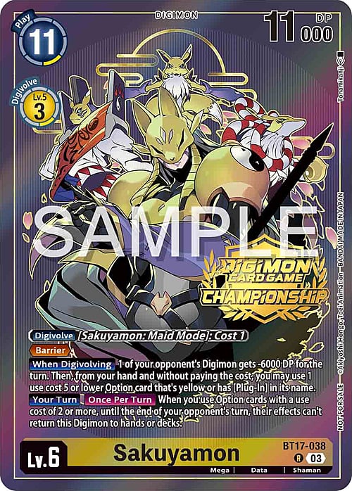 Sakuyamon Card Front