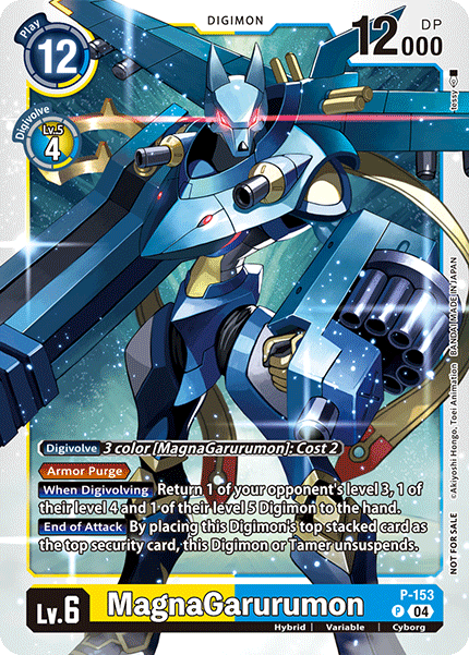 MagnaGarurumon Card Front