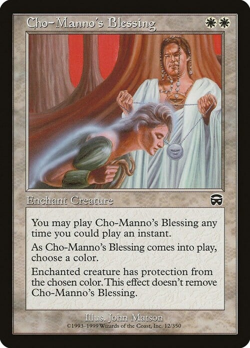 Cho-Manno's Blessing Card Front