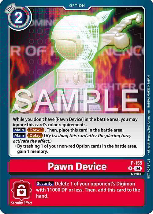 Pawn Device Card Front